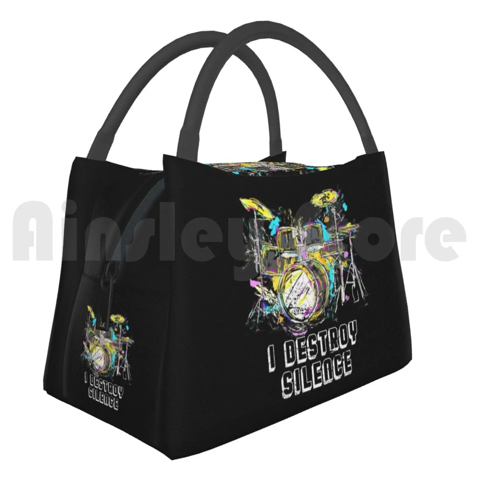 

Cooler Lunch Bag Picnic Bag Drummer Music Drums Drums Drummer Drumsticks Percussion Music Musician Musical Instrument