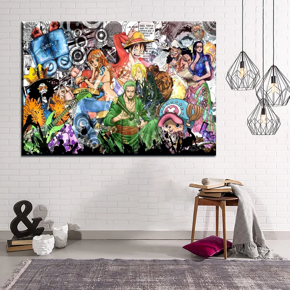 Animation One Piece 5d diy Diamond Painting cross stitch full square round Diamant mosaic embroidery home Cuadros decor