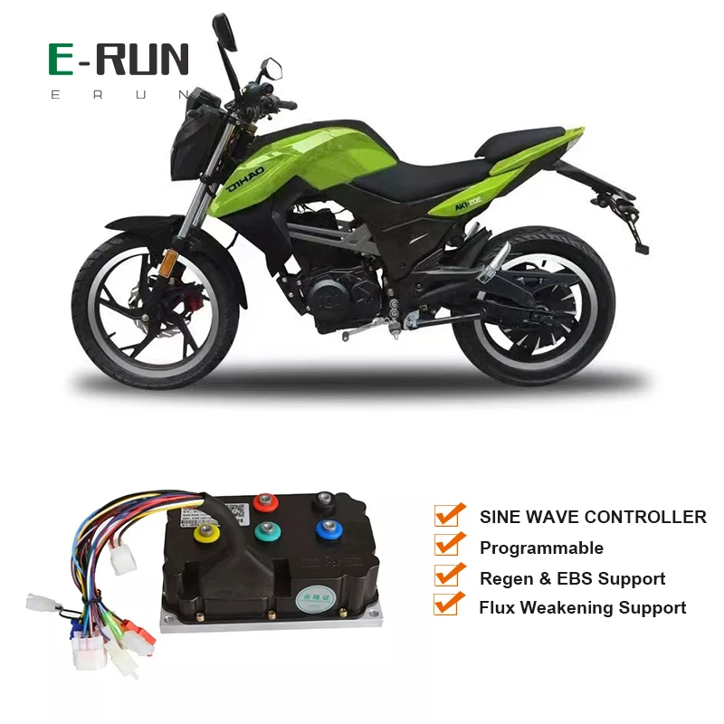 Fardriver ND72300 110A Electric Motorcycle 2000W 3000W FOC BLDC Programmable Motor Controller For E-BIke Moped