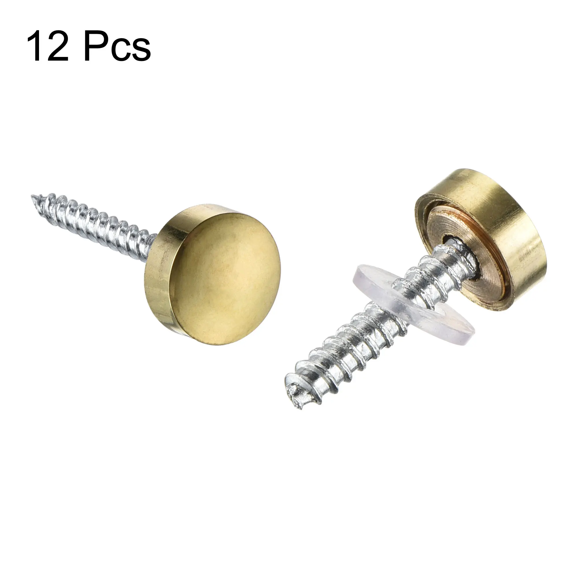 Uxcell 12pcs Mirror Screws 10mm/0.39\