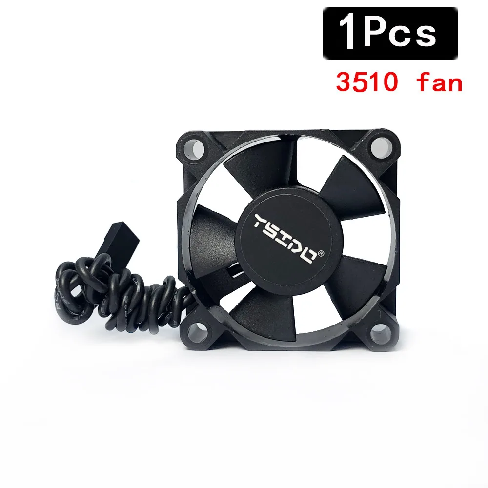 YSIDO 30mm 35mm 40mm 50mm RC Auto Motor Koelventilator voor 1/8 1/10 1/12 RC Auto 540 550 3650 3660 3665 4068 4274 Borstelloze Motor