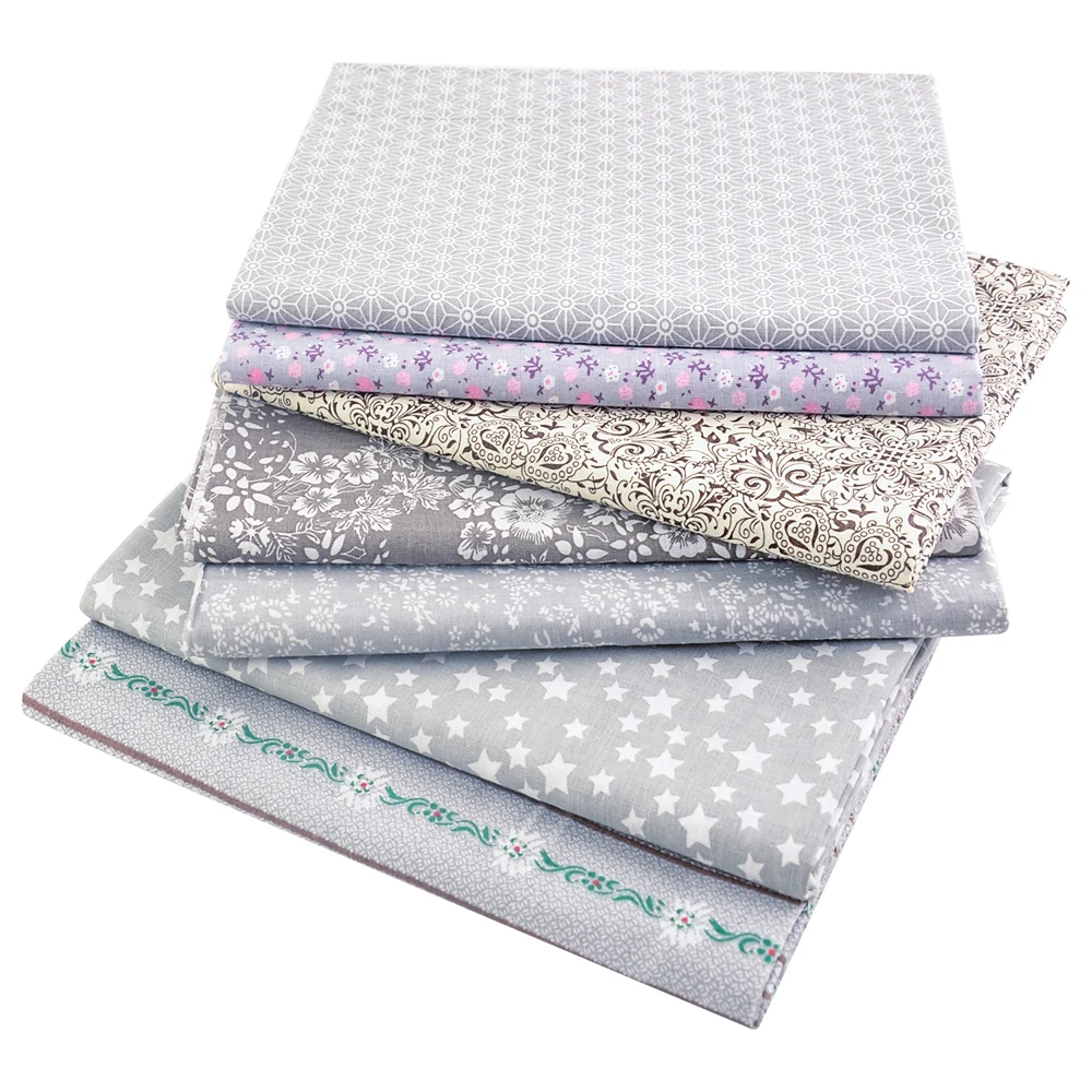 Booksew 30*30cm 8 PCS Pack Cotton Fabric Flower Printed Sewing Cloth Quilting Fabrics For DIY Handicrafts Accessories Patchwork