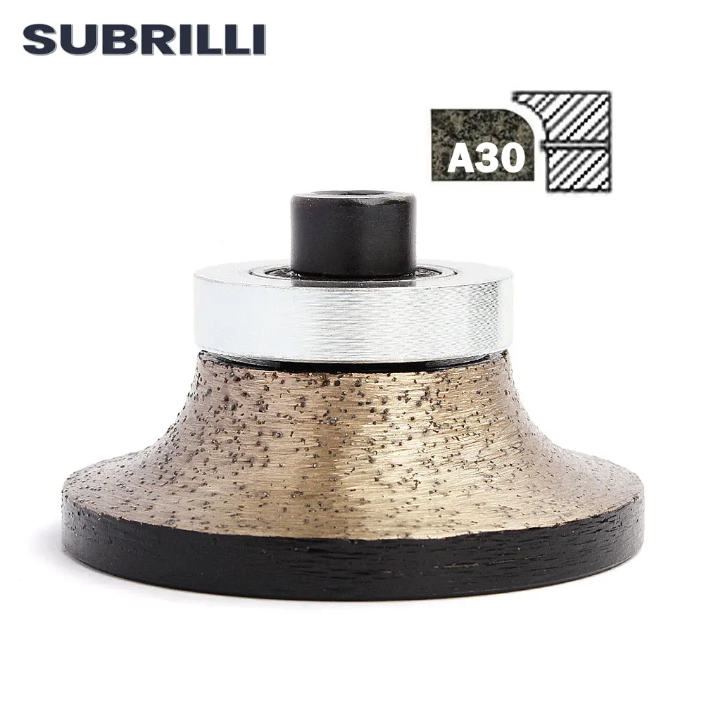 SUBRILLI F20/B20/E20/A30/V30 Diamond Profile Wheel Sintered Grinding Wheel For Granite Marble Stone Concrete Edge Counter Top Pr