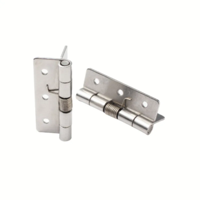 

10pcs/lot 304 Stainless Steel Spring Hinges Automatic Door Closing Cabinets Hardware Hinge Accessories Mini Miniature1 - 3 Inch