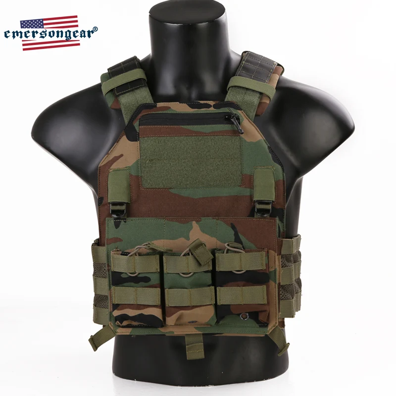 Emersongear 420 Tactical Vest Plate Carrier Molle Armor Swat Vest Harness Airsoft Paintball Protective Hunting Shooting