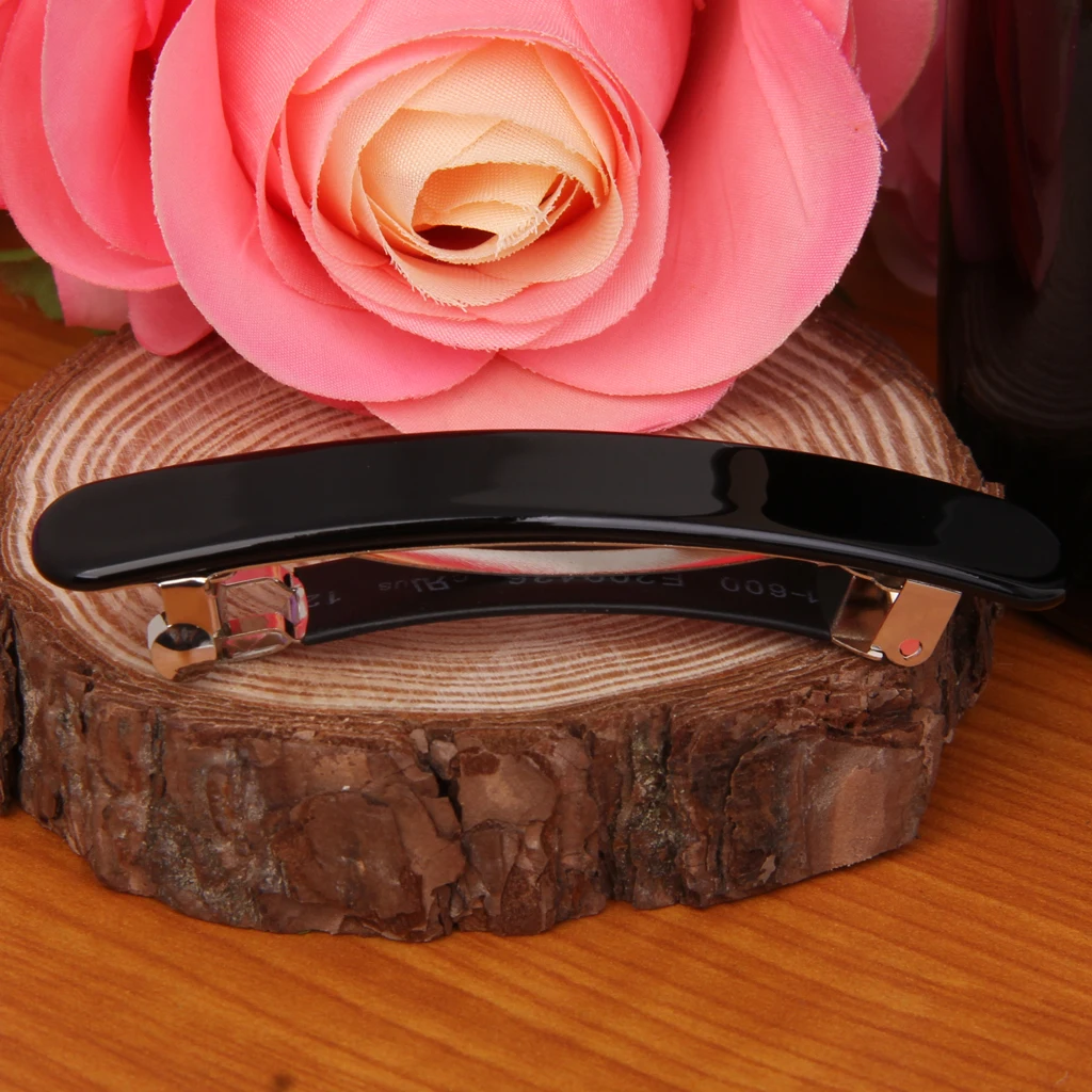 Elegant Ladies Acrylic Leopard Spring Large Hair Clip Pin Barrette Accessories