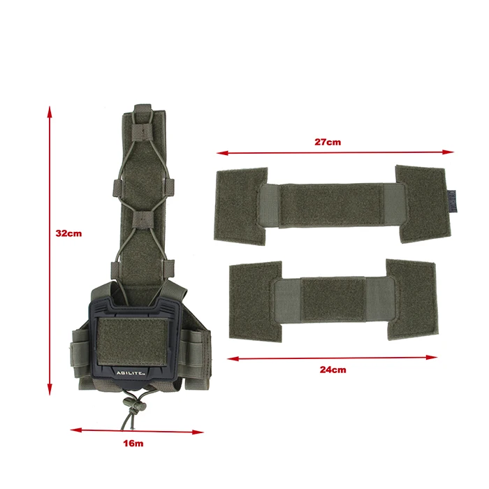 TMC3411 / FMA TB1368Tactical Helmet  Battery Pouch Paste attached Pouch Battery Storage Bag for Helmet