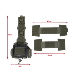 TMC3411 / FMA TB1368Tactical Helmet  Battery Pouch Paste attached Pouch Battery Storage Bag for Helmet