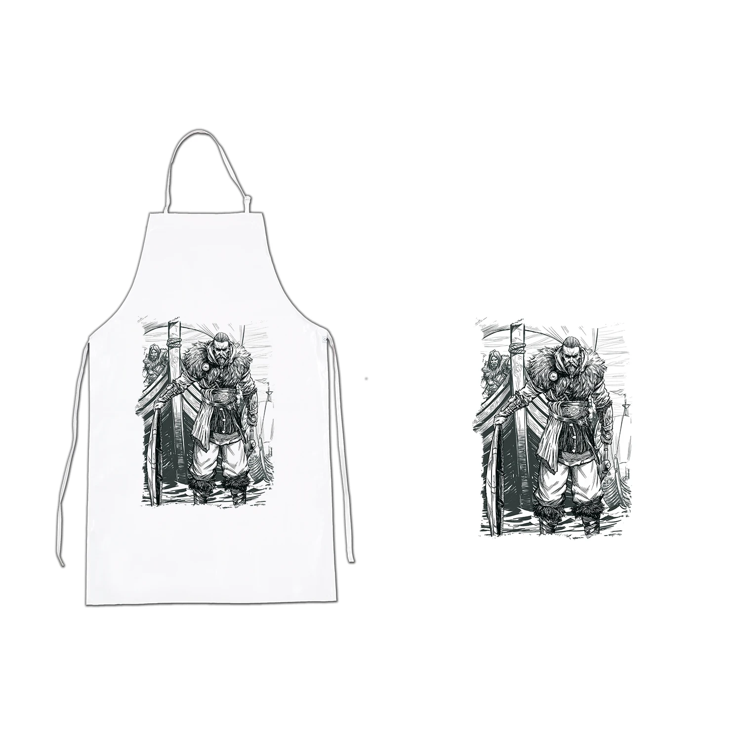 Apron A3 HERO VIKING MEDIAEVAL kitchen kitchen apron