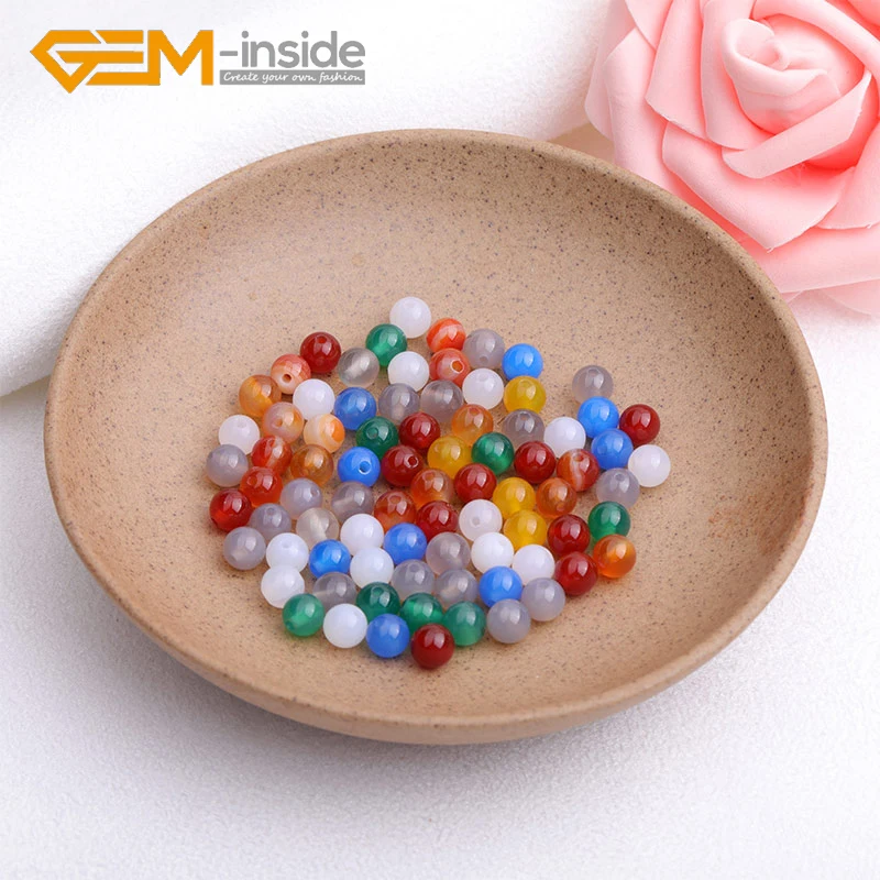 Natural 8mm 168 pcs 7 Chakra Stones Beads Set For Jewelry Making Loose Stone Round Bead Box For Bracelet DIY Gifts 24 pcs