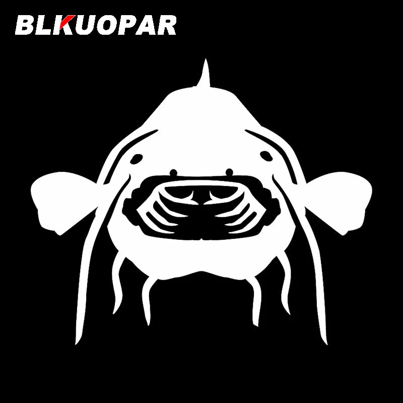 BLKUOPAR for Catfish Car Sticker Occlusion Scratch Graphics Decal Personality Air Conditioner Motorcycle Windows Car Accessories