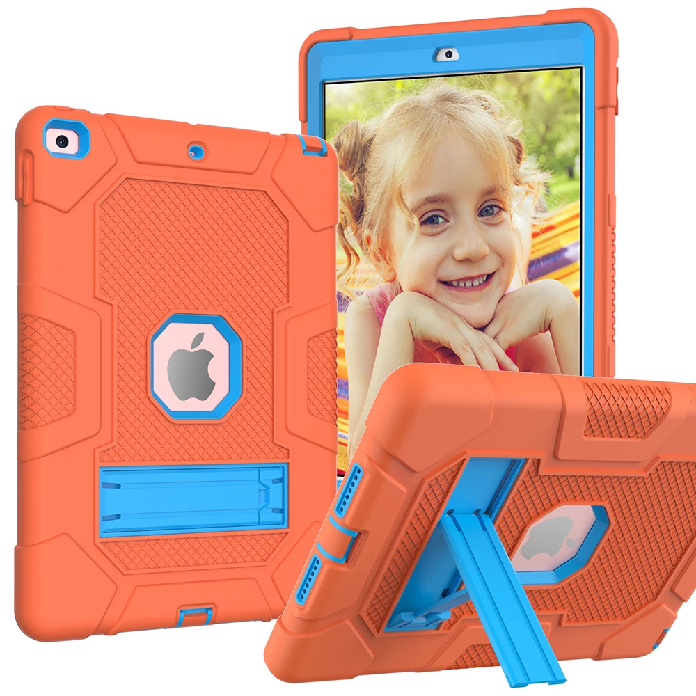 Shockproof Case for iPad 10.2 2020 2019 Kickstand Hard Cover Drop Proof Tablet Shell