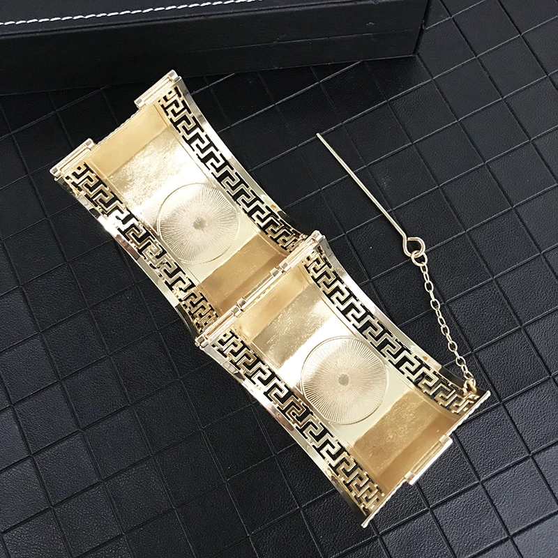 French Napoleon vintage metal bracelet for women Man bracelet Human head coin Couple bracelets Fine design brand jewelry