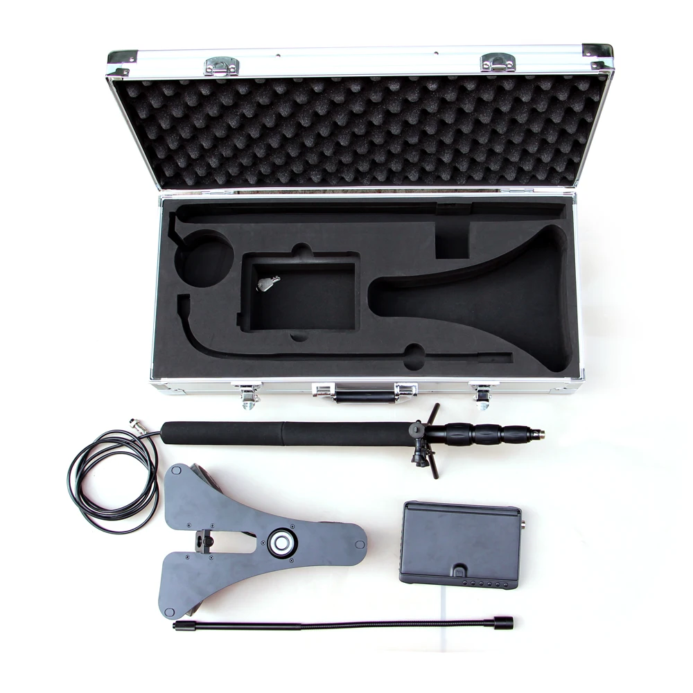 Handheld Dual Camera Car Bottom Detector Endoscope 1080P 6 Led 7 Inch Lcd Industrial Endoscope For Auto Repair Tools