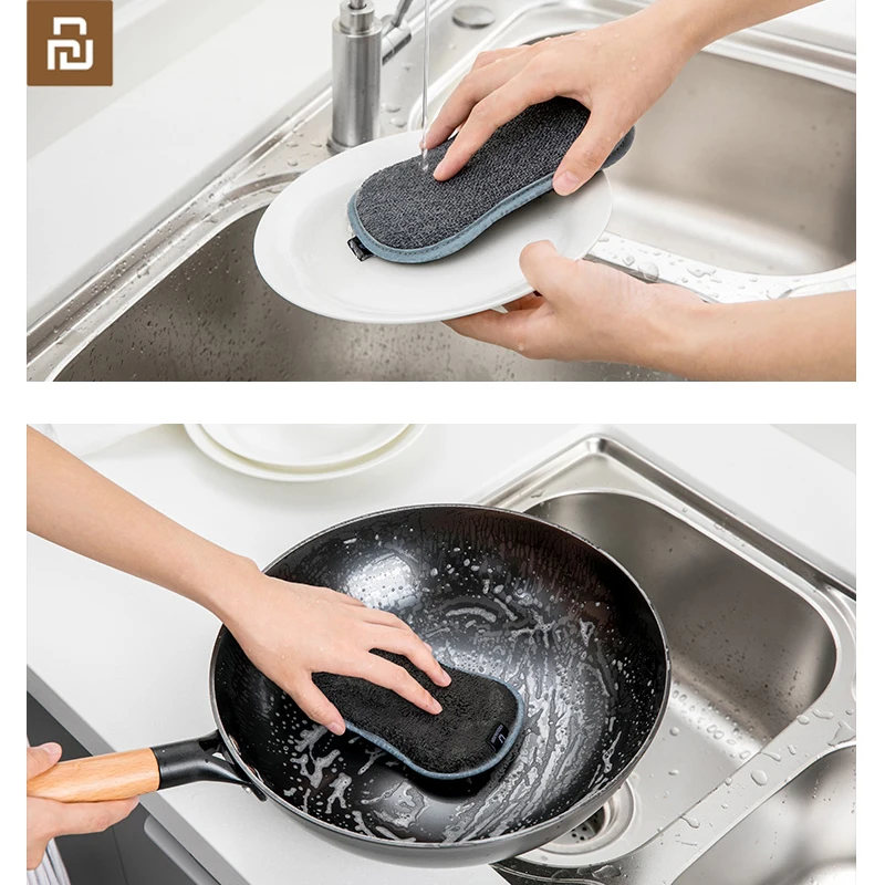 Xiaomi Youpin Decontamination ทำความสะอาดแปรงล้างจาน Artifact ไม่เจ็บมือ Non-Stick