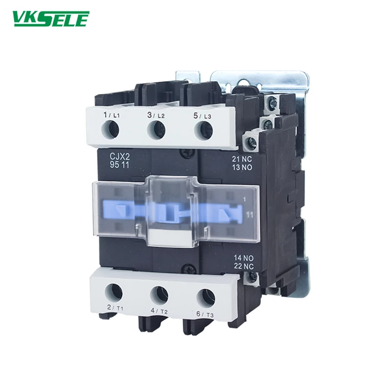 LC1 D95 LC1 D9511 KFX2-95 110V 220V 380V 95A magnetic contactor with dust cover electrical silver