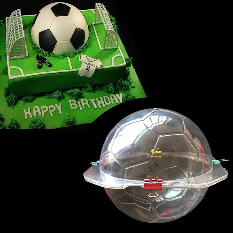 

3D Football Mold Soccer Chocolate Mold Candy SugarPaste Cake Decorating Tools for Home Baking Cake Mold Kitchen Accessories