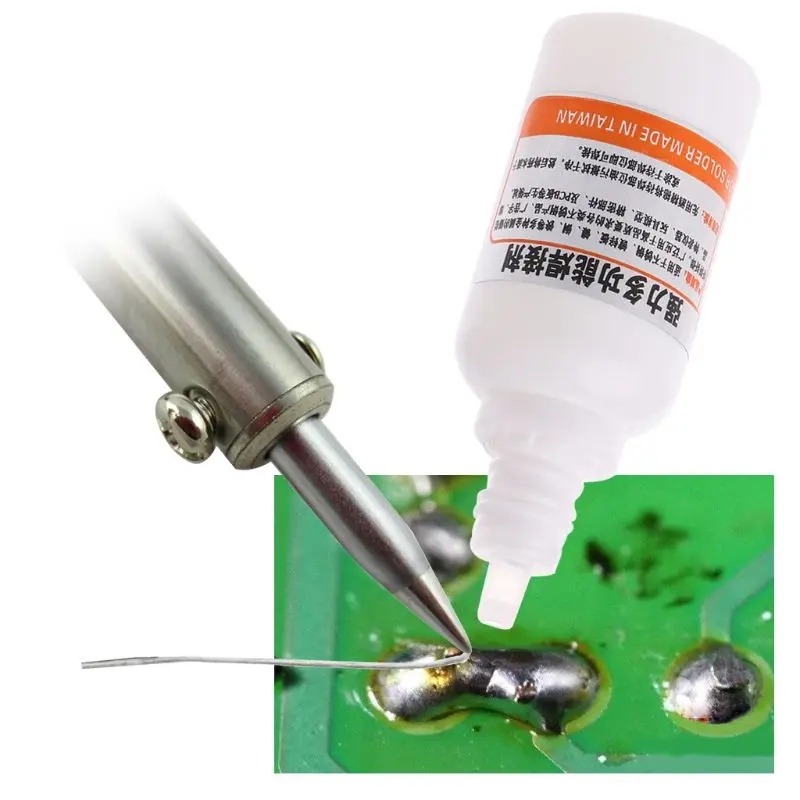 Saldature per liquidi durevoli in acciaio inossidabile per saldatura a flusso in acciaio inossidabile da 35ml