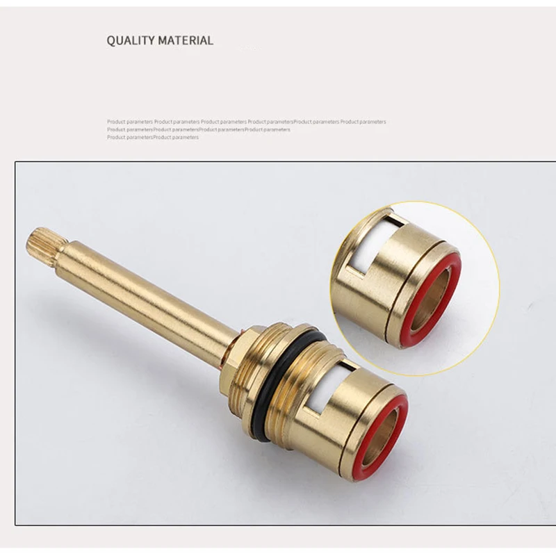 Ceramic Valve Core for Plumbing Hardware Accessories, Quick Opening Brass Core, Hudson Reed 3/4, 89mm Faucet Valves