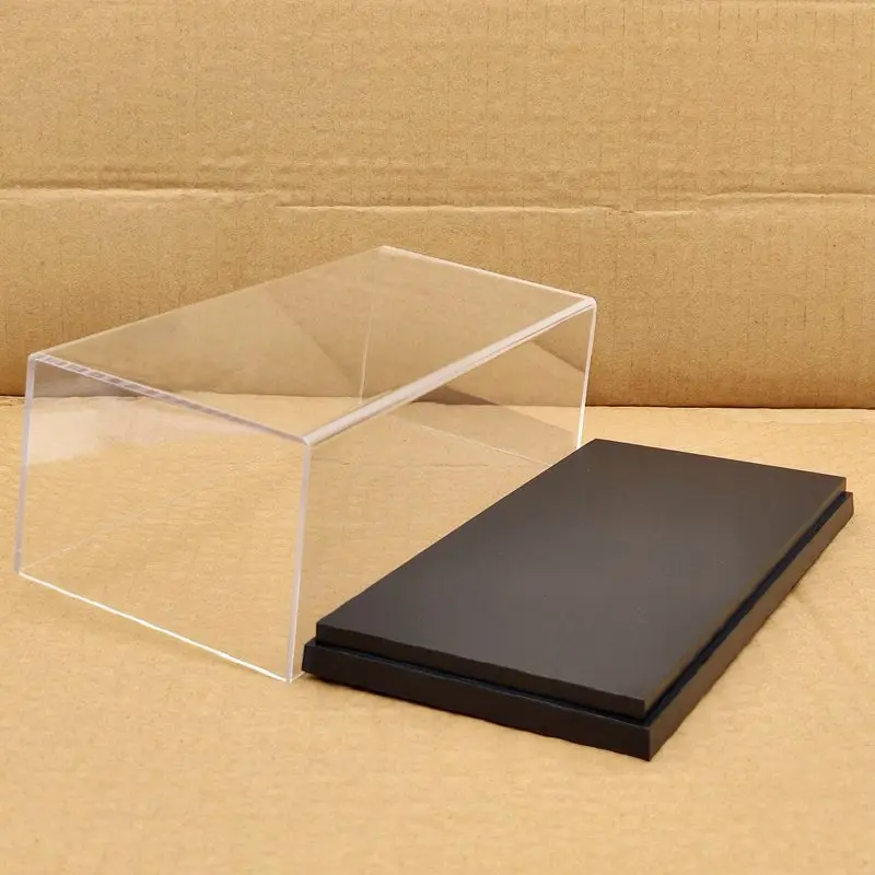 Acrylic Case Motorcycle Model Toys Car Display box Transparent Stand Dustproof Storage Boxes Gifts 20cm