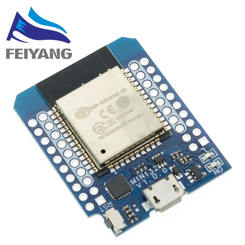 For Wemos Mini D1 ESP8266 ESP32 ESP-32S WIFI Bluetooth CP2104 Development Board Module For Arduino With Pins