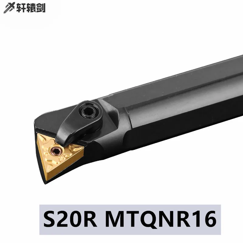 1PC S20R MTQNR16 untuk TNMG Insert Bubut CNC MTQNL Luar Mengubah Dudukan Alat