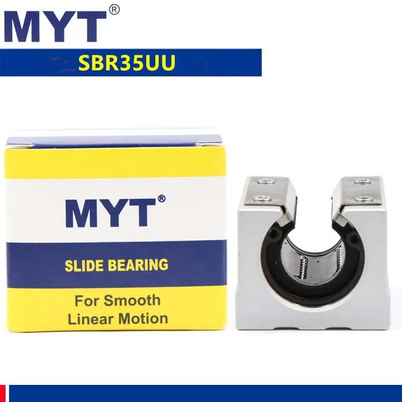 

MYT high precision SBR35UU linear Ball Bearing Block open type slide units for 35mm CNC Router SBR linear guide rail