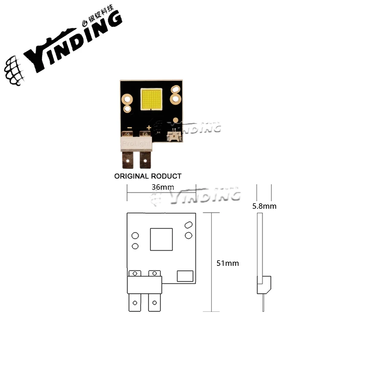 1PCS Weitian PU88-230FWL-NOON 230W high power LED light emitting diode 7000K cold white light stage lighting/bar、lighting