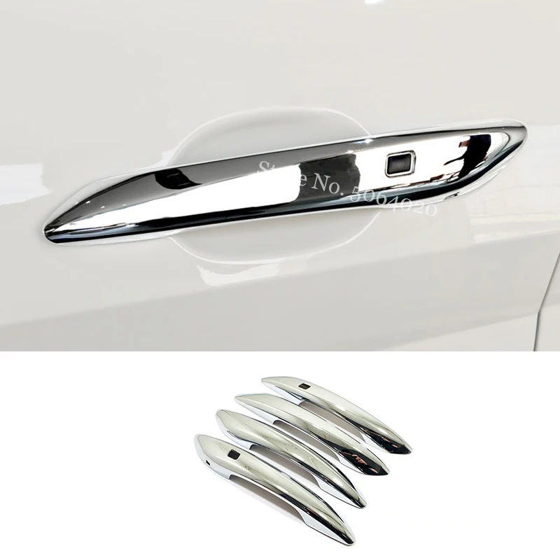 

ABS Chrome For Hyundai Elantra CN7 2020 2021 Car door protector Handle Decoration Cover Trim Sticker Decoration Accessories 4PCS