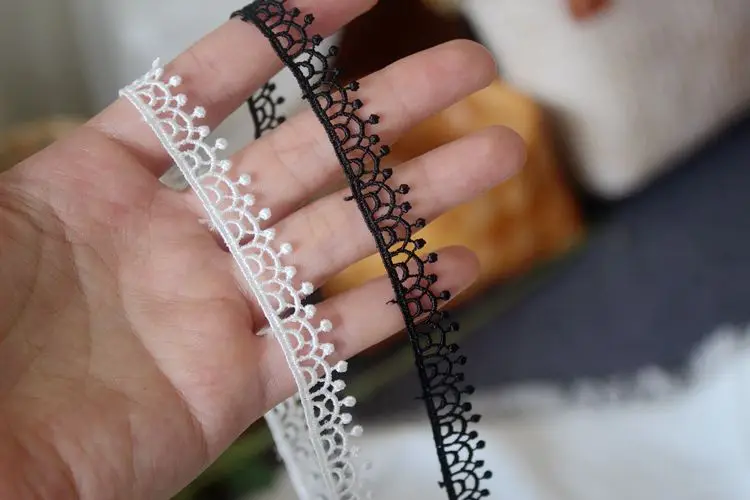 Hohles Polyester-Spitzenmaterial zum Nähen von Kleidungsstücken, DIY-Hochzeitskleid, Schlüsselbeinkette, Schulterriemen-Zubehör, RS3794 – Detail 8
