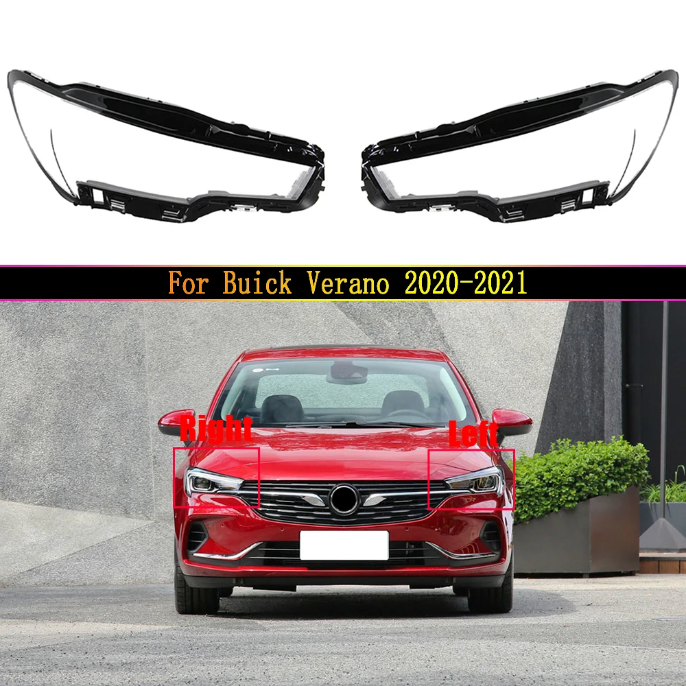 Head Lamp Light Case For Buick Verano 2020 2021 Car Front Headlight Lens Cover Lampshade Glass Lampcover Caps Headlamp Shell