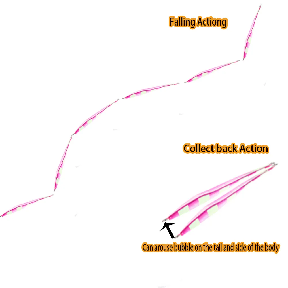 Japan Jig with UV, Slow Metal Jig, Micro Casting Spoon Jig, Artificial Bait Fish, Jigging, Vertical Slow falling Fishing