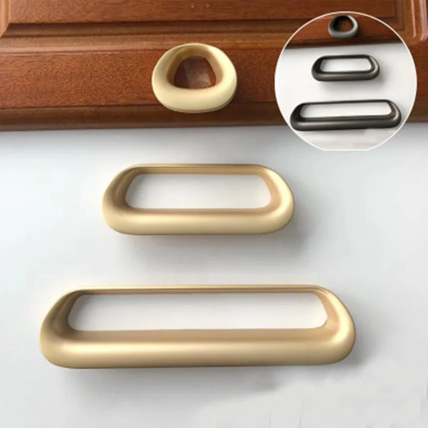 32 96 160mm modern simple pearl black drawer tv cabinet cupboard knob pull matte gold kitchen cabinet dresser door handle