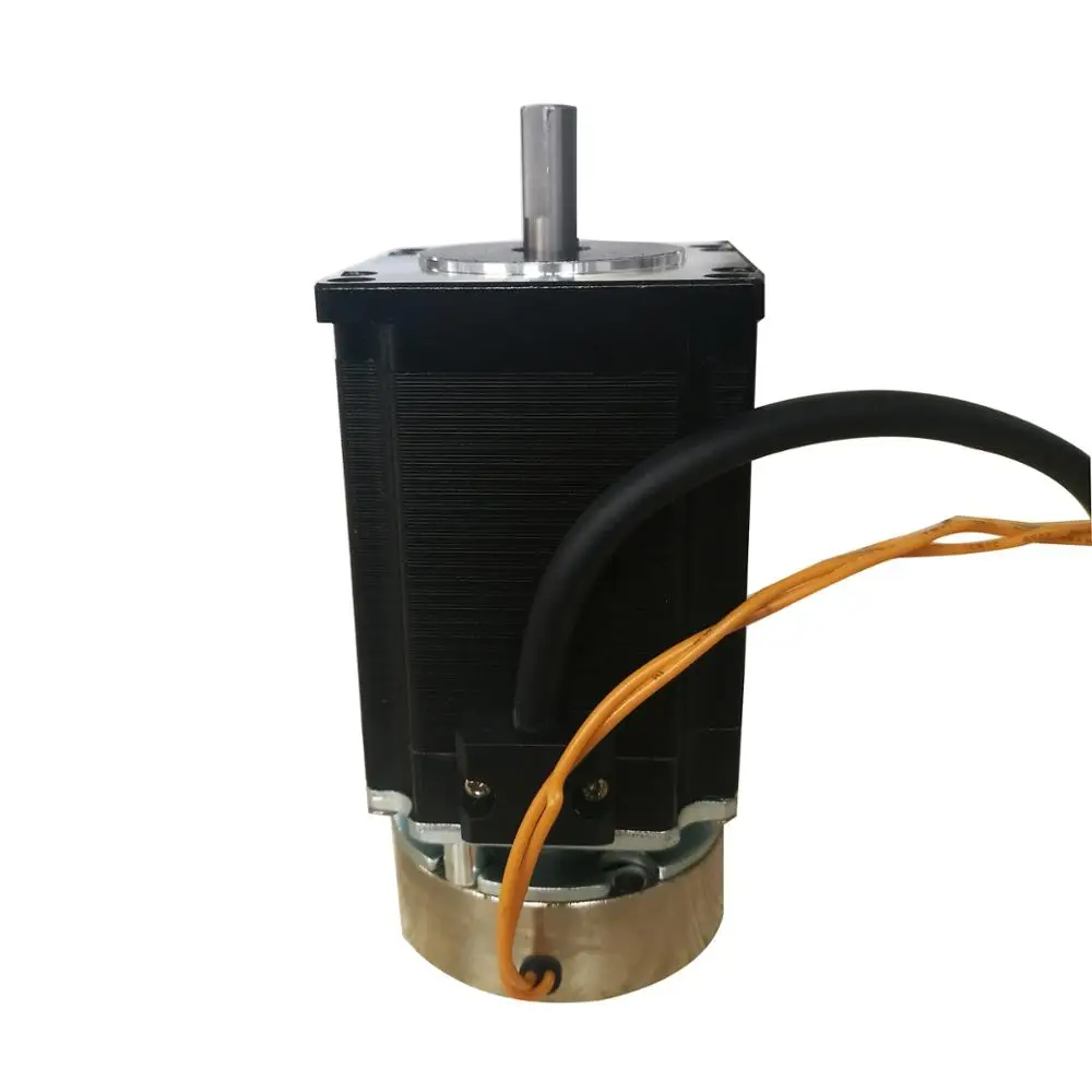 Motor Deslizante Mais 24v Desligar a Função de Travamento Automático do Freio 57 mm 76 mm 1.8 ° 4a 1.89n. m Stepping Motor com Eixo de mm Nema23 57
