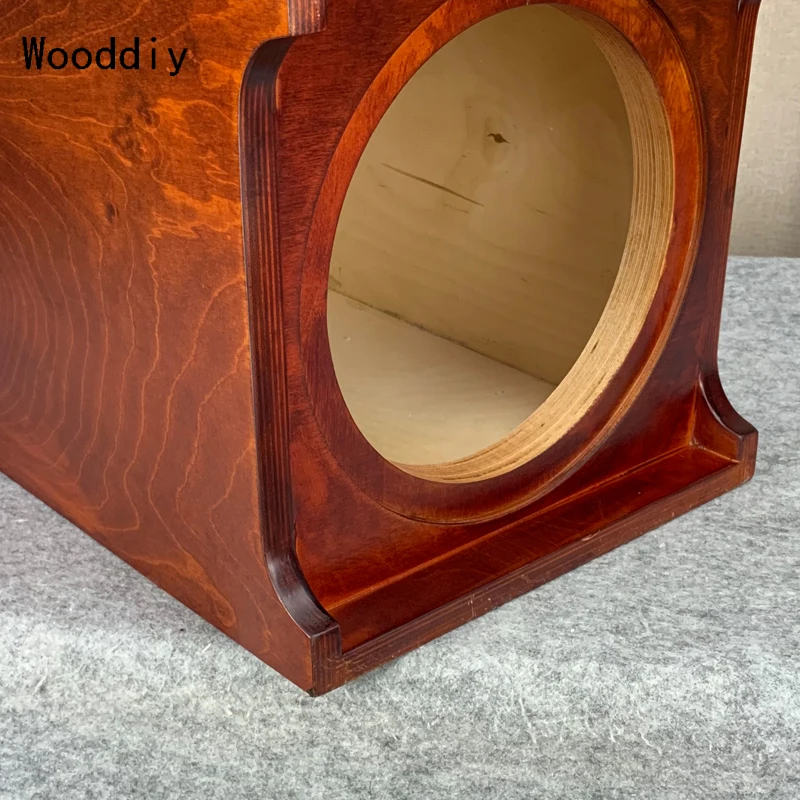 Wooddiy 12 Inch Bass Speaker Transmission Labyrinth Empty Cabinet One Piece Subwoofer Speaker Box