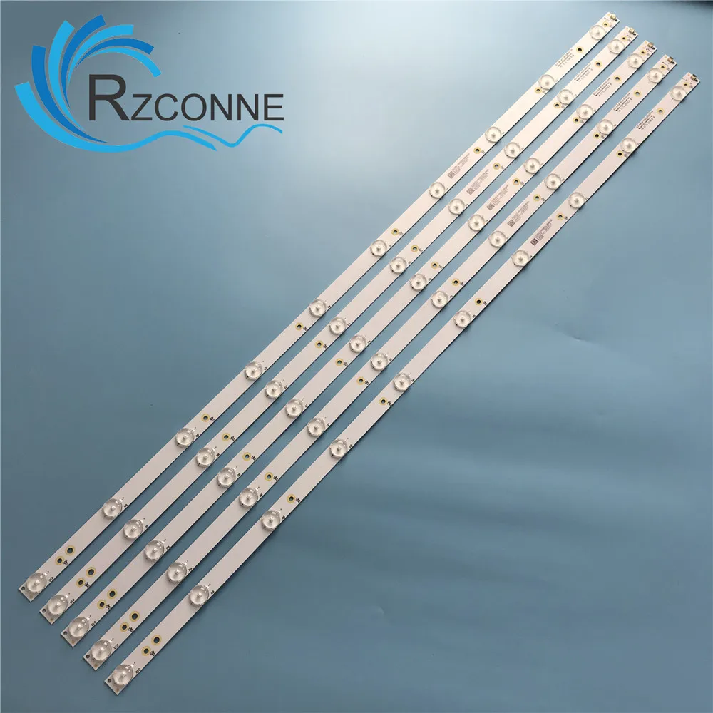 

LED Backlight strip 10 Lamp For BDM4350UC 43PFT4131 43PFS5301 GJ-2K15-430-D510 GJ-2K16-430-D510-V4 01Q58-A BDM4350