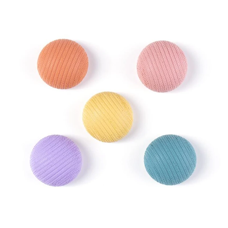 40pcs/lot new creative resin round beads connectors for DIY children hairpin hair rope phone case patch jewelry accessories