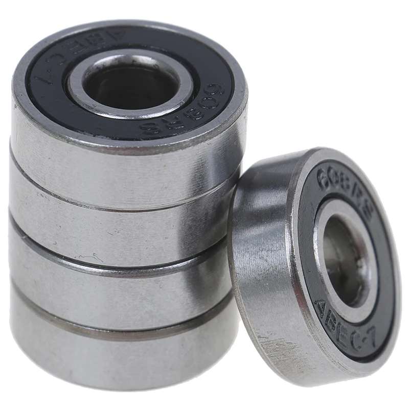 5Pcs 8x22x7mm Skateboard Roller Sealed Ball Bearings bearing 608 rs rollers on bearings scooter Wheel bearing