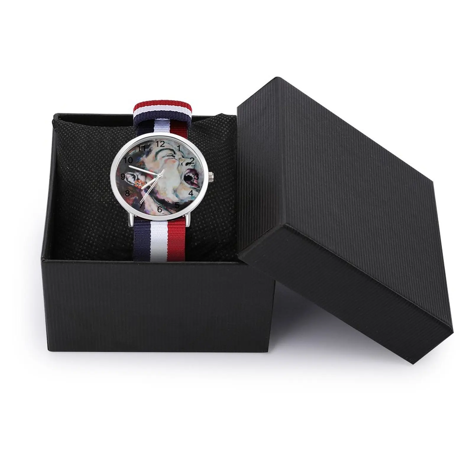 Montre à Quartz pour femmes, cadran triste, montre-bracelet de printemps, Design abordable, montre-bracelet inhabituel