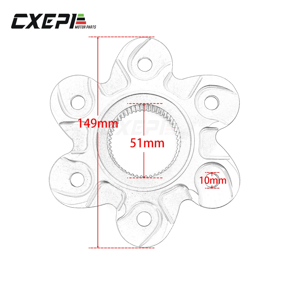 Coperchio flangia pignone posteriore moto per Ducati V4 Monster 1200/R Multistrada 1200/S 1260 Diavel XDiavel 1098 1198 1199 1299