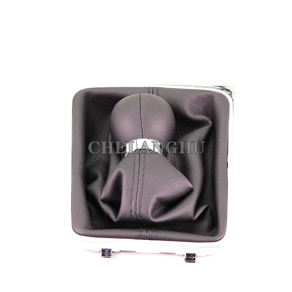 For VW Passat B6 3C R36 TDI TFSI TSI 2006 2007 2008 2009 2010 2011 Car-Styling 5 / 6 Speed Gear Stick Shift Knob PU Leather Boot