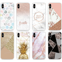 Not Glitter Printed Marble Cover For Cubot Note 20 7 X30 C30 P40 P30 P20 X19 R15 R19 Max 2 J3 Pro J7 J5 2019 X18 Plus Phone Case