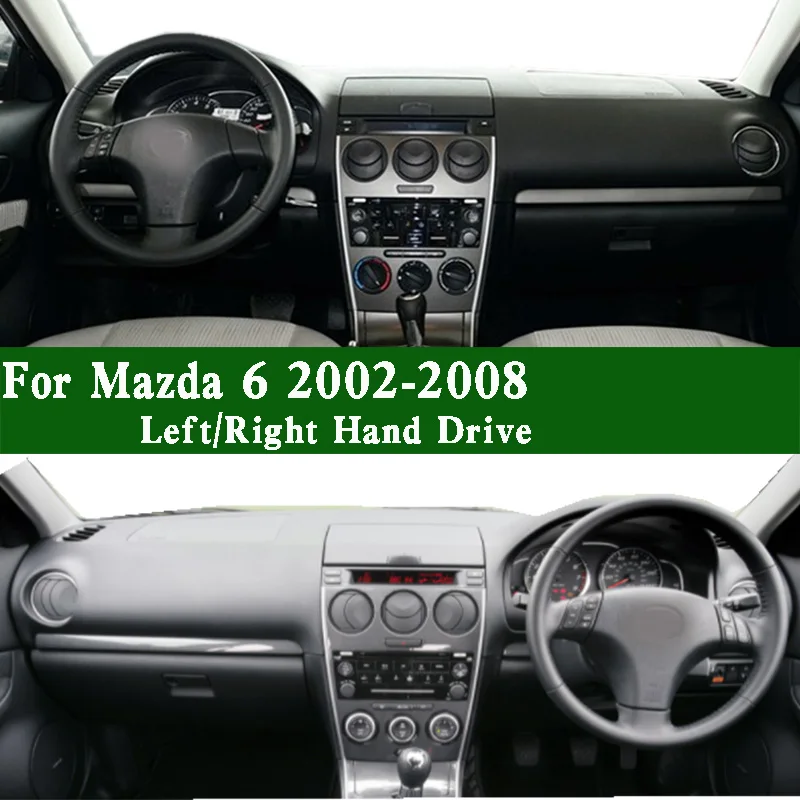 

Для MAZDA 6 Estate Atenza GG3 2002-2008, коврик для приборной панели, крышка приборной панели, Солнцезащитный коврик, коврик для защиты от грязи