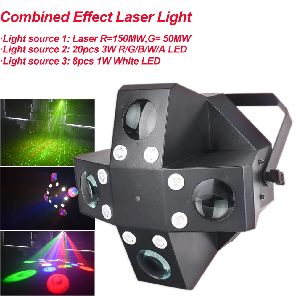 

90W LED Combined Effect Laser Light RGBWA Projector Party Lights DJ Lighting Effect For Sale LED Home Wedding Decoration