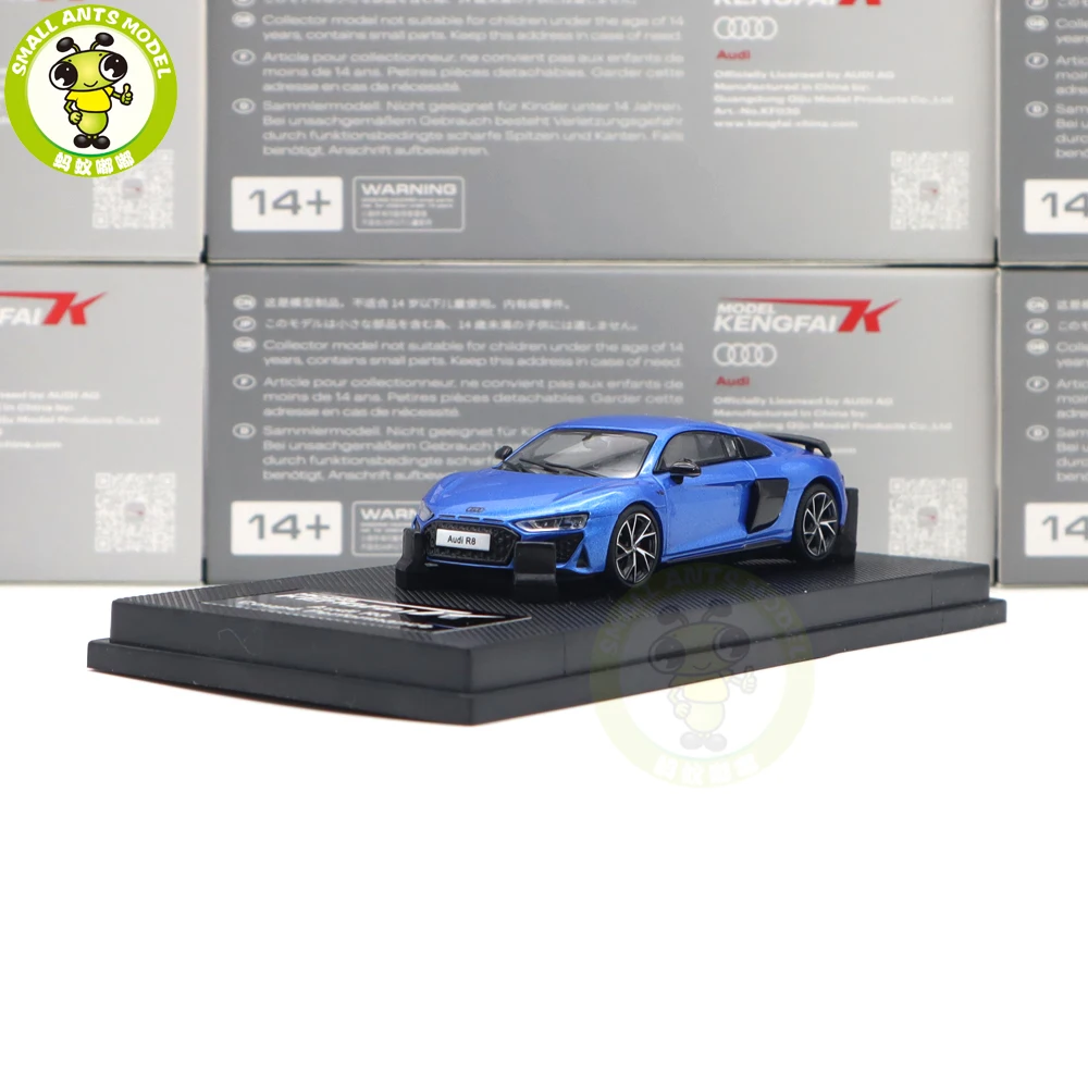 1/64 KengFai R8 2021 Coupe And Spyder Performance Diecast Model Toy Car Boys Girls Gifts