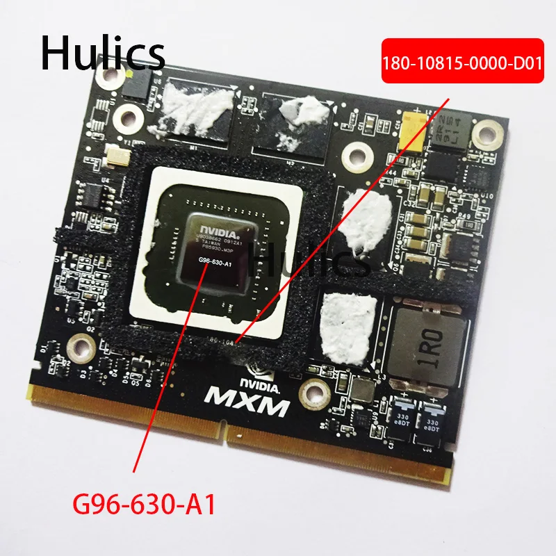 

Hulics Used 180-10815-0000-D01 G96-630-A1 9600M For IMac A1279 Graphics VGA Video Card Board