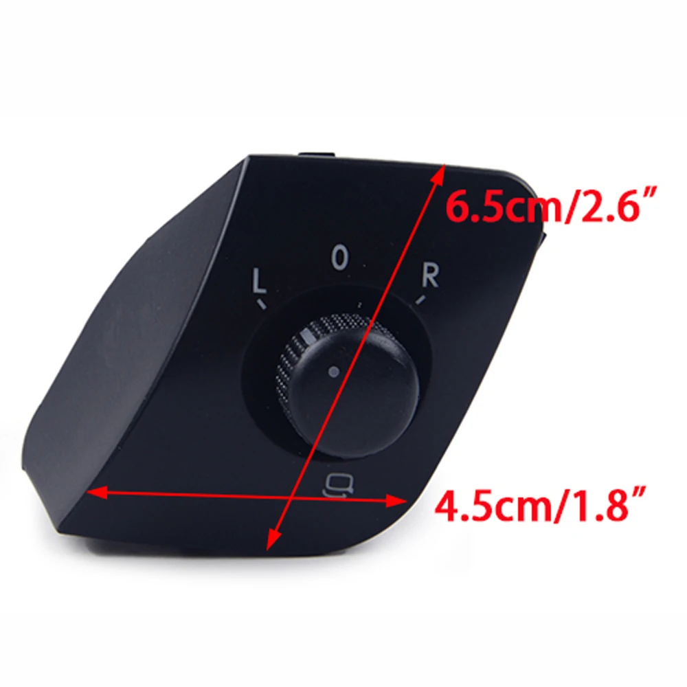 Exterior Side Mirror Adjust Switch Knob For Seat Ibiza 2008 - 2015 OEM 6J1 959 565 6J1959565 Left Hand Drive 10Pins