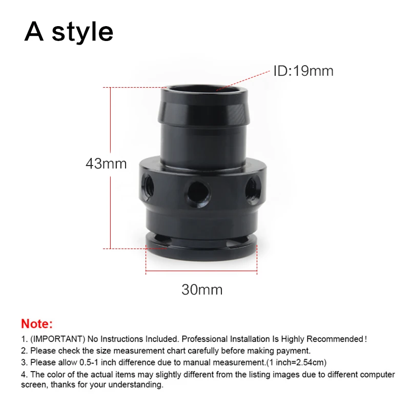 Złączka Turbo Boost Tap do Volkswagen Golf CC Shangkuo 2 generacji EA888 1.8T 2.0T EA113, trójdrożny adapter podciśnienia, tablica turbinowa — zdjęcie 3