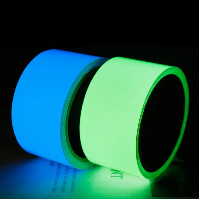 Colorful Luminous Tape Self Adhesive Glow In The Dark Stickers 3m Stage Decorative Luminous Fluorescent Tape Warning Stickers