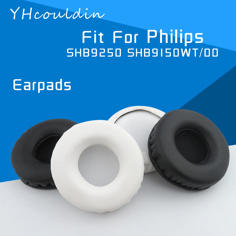 Yhcouldin almofadas de ouvido em couro, para philips shb9250 shb9150wt/00 acessórios para fone de ouvido